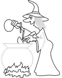 Halloween Witch Brew Coloring Pages Printables