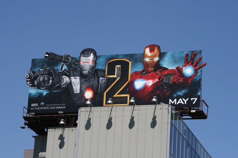 Iron Man 2 movie billboard