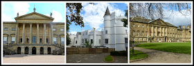 A collage of historic properties - Kedleston, Strawberry Hill and Nostell Priory