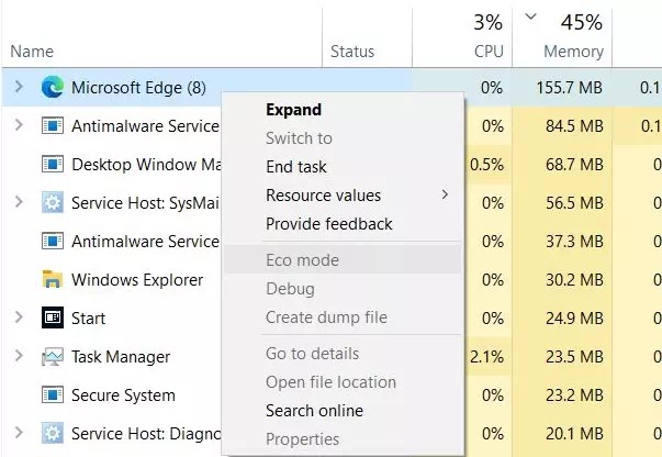 Cara Mengaktifkan Mode Eco untuk Aplikasi di Windows 10-1