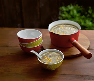  Kelantan-style Bubur Kacang with Corn