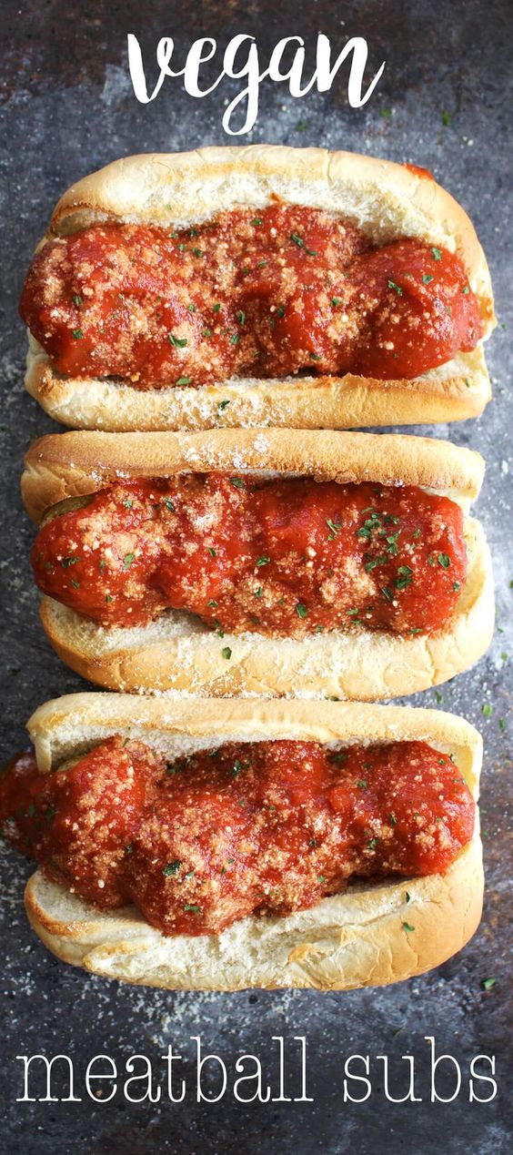 These amazingly delicious vegan meatball subs are made with super flavorful chickpea meatballs! This is one of our family's most loved recipes