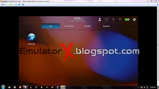 Blackberry Playbook Simulator