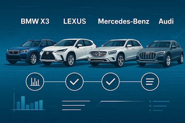 BMW X3と他社SUVとの比較（レクサス・ベンツ・アウディ）