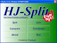 Menggabungkan file dengan HJSplit