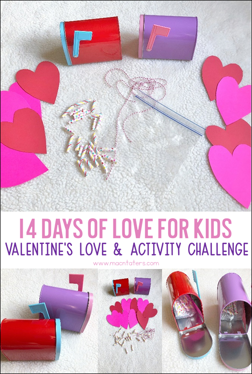 14 Days of Love and Activities for Kids Challenge: Valentine's Day Challenge for Kids