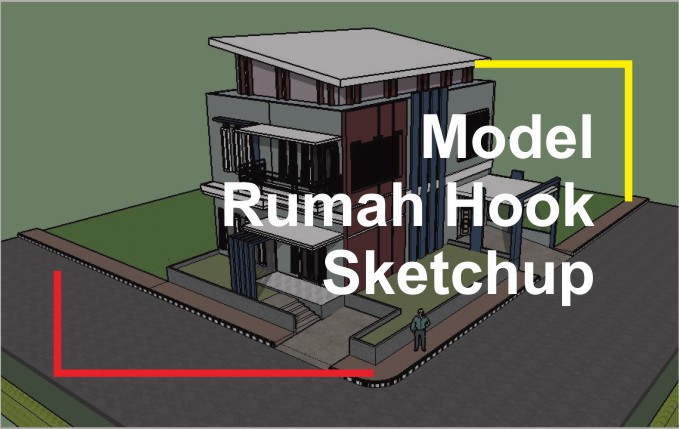 Download 3D Rumah Hook Sketchup