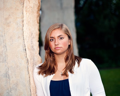 a high school senior portrait