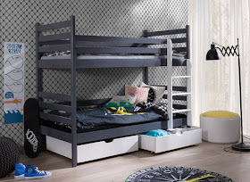 bunk bed with storage modern kids room