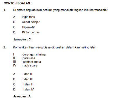 Contoh Soalan Exam PTD 2017 Seksyen A - Pengetahuan Am 