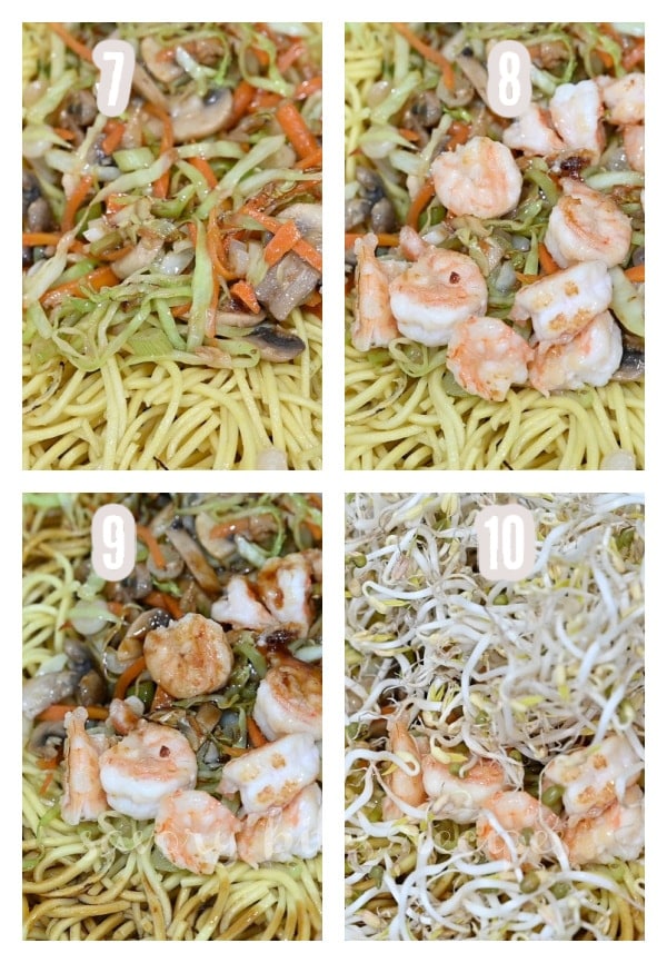 how to make shrimp chow mein with vegetables