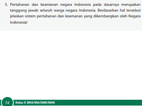 KUNCI JAWABAN PKN Kelas 10 Uji Kompetensi 2 Halaman 74