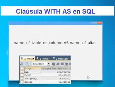 Claúasula WITH AS