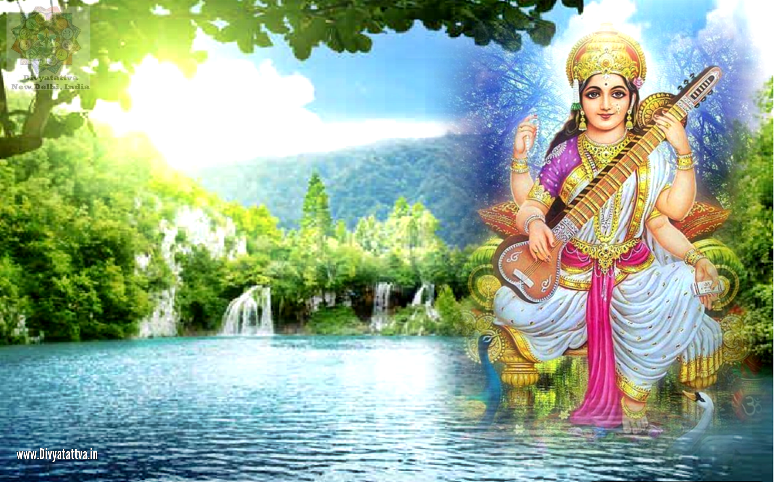 Hindu god saraswati hd wallpapers  Kalai vani mobile images