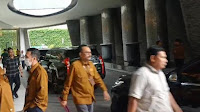 Puji Riyanto Kucing-Kucingan Saat Rakerwil BRI di Novotel