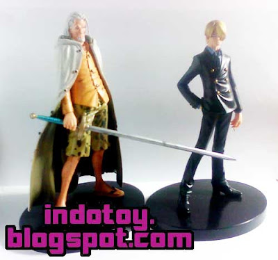 Jual One Piece Figure The Grandline Men DX 6  Silver Rayleigh, Sanji