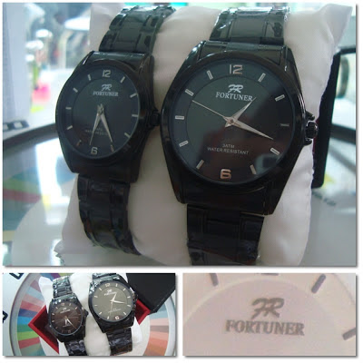 Jam Tangan Couple Fortuner 1263 (Original) Black Watch 