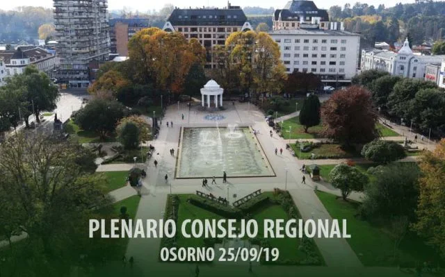 Osorno: sesionará Plenario Consejo Regional de Los Lagos