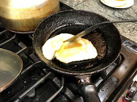 fried the egg