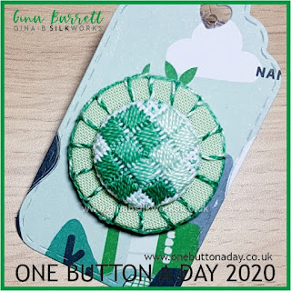 One Button a Day 2020 by Gina Barrett - Day 77: Trifolium