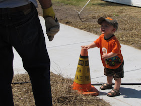 tot with safety cone