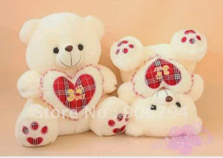 Boneka beruang love 6