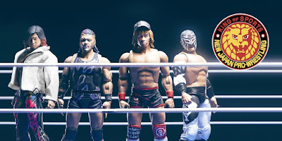 New Japan Pro Wrestling Ultimate Action Figures Series 2 by Super7 – Los Ingobernables de Japon (Tetsuya Naito, Hiromu Takahashi, Evil & Bushi)