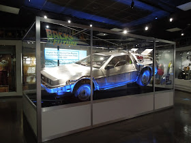 Back to the Future DeLorean car
