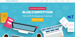 Lomba Blog Memotret Pembangunan Indonesia