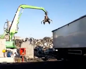 Impianto di stoccaggio dei rifiuti in via Nuova delle Brecce