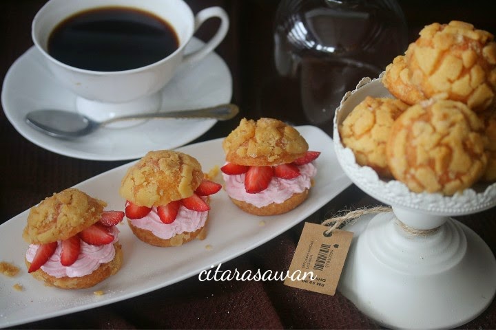 Japanese Crispy Cream Puff ~ Resepi Terbaik