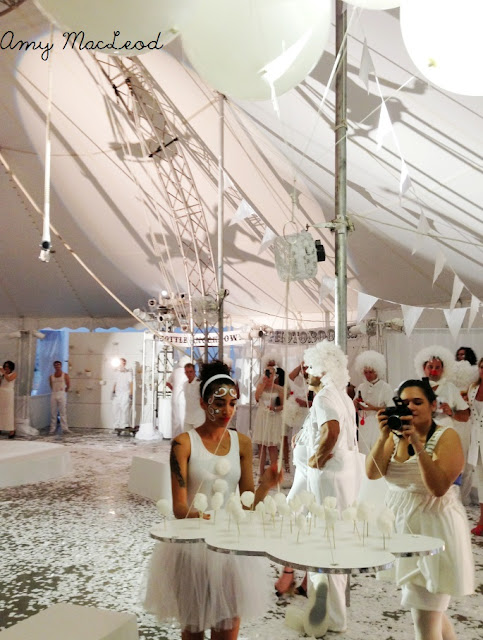 White Party NYC, circus theme. Photo by Amy MacLeod