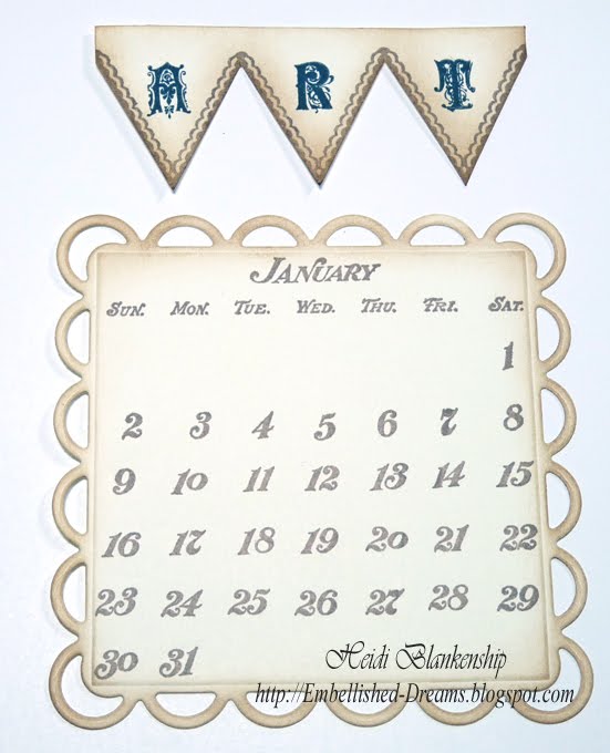 2011 calendar month of january. Next using the Calendar stamp