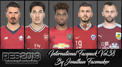 PES 2019 Facepack International Vol 38 by Jonathan Facemaker