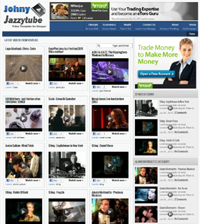 Johny Jazzytube Blogger Template