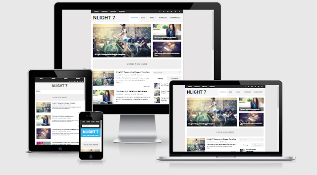 N Light Responsive and SEO Friendly Blogger Template