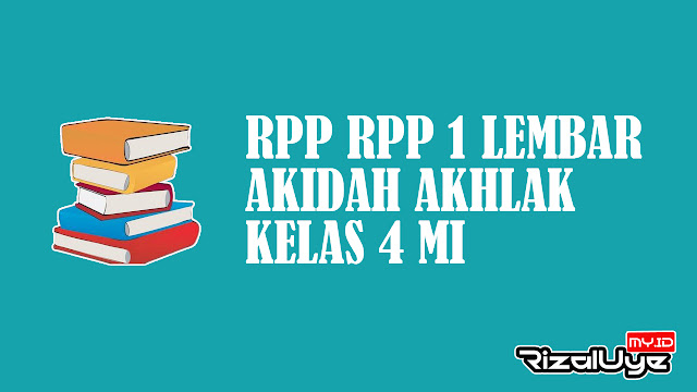 RPP RPP 1 Lembar Akidah Akhlak Kelas 4 MI Sesuai KMA 183