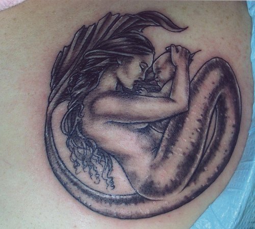 Little Mermaid Tattoos-Best Sleeve Tattoos