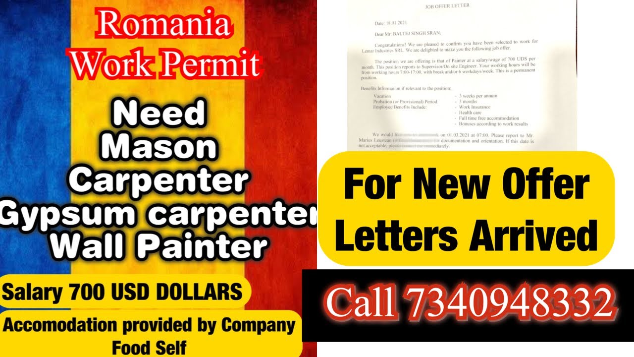romania work permit online apply - Romania work permit 2022
