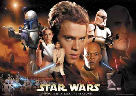 Star Wars Episode 2: Attack of the Clones Poster - Click to View Extra Large