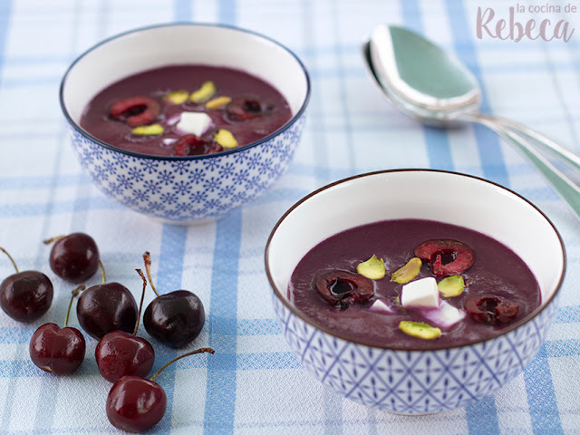 Gazpacho de cerezas