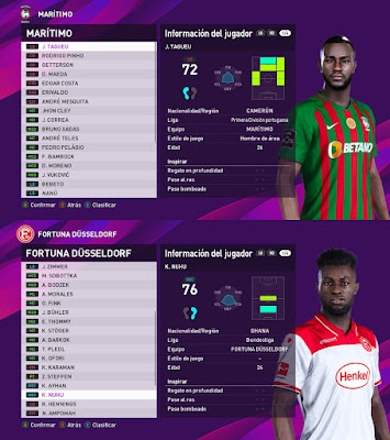 PES 2020 Faces Joel Tagueu & Kasim Nuhu