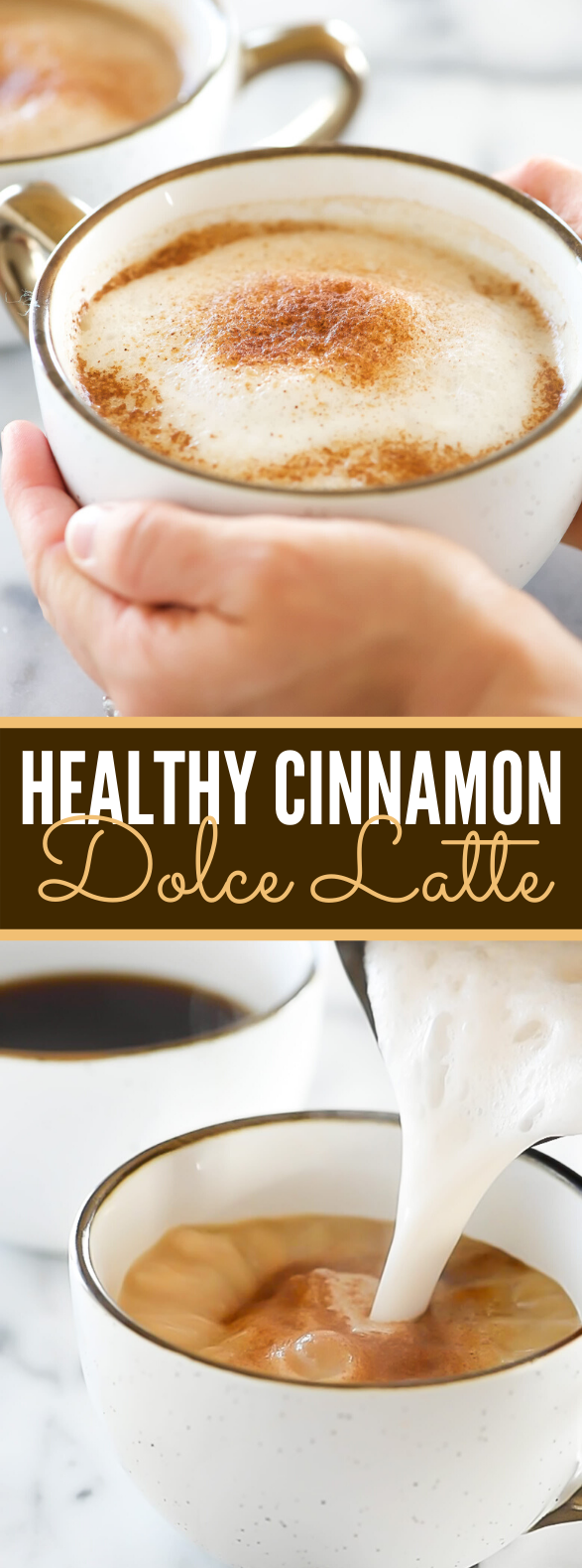 Homemade Cinnamon Dolce Latte Recipe #drinks #allergyfriendly