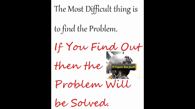 Problem Solution