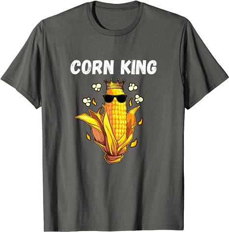 Corn Shirt Corn King For men,Corn Lover Shirt, Sweetcorn King, Funny Corn T-Shirt