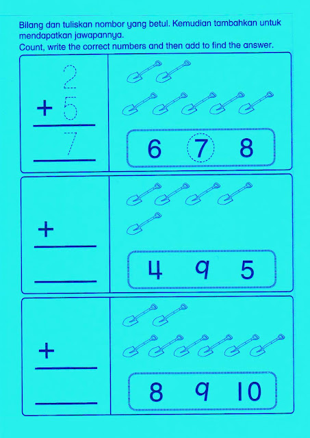 KSSR MATEMATIK: Operasi Tambah Hingga 10