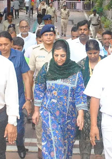 Mufti | {बोधगया की आवोहवा से Mufti की तबीयत खुश} | (Mehbooba Mufti) | {Gaya Tourism} | [Top News]- Anj News Media- Exclusive