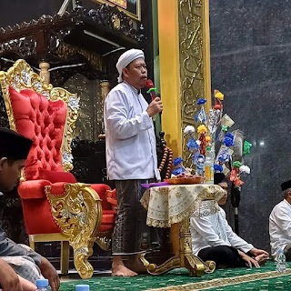 Peringatan Isra Mi'raj Nabi Muhammad SAW 1445 H di Masjid Baiturrahman Kelurahan Karang Anyar