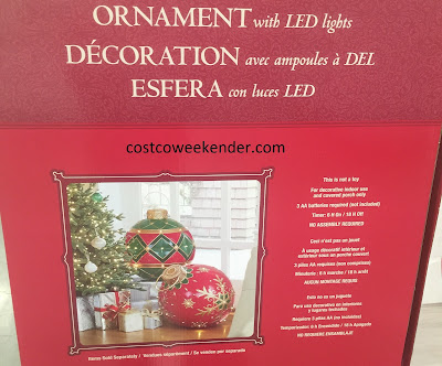 Oversized Ornament: great for the holidays