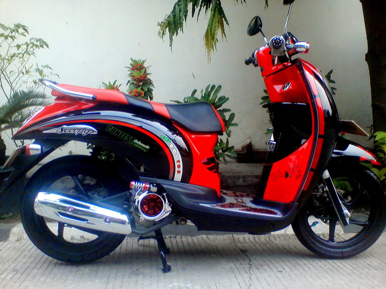 90 Modifikasi Scoopy Warna Cream OTOMOTIF